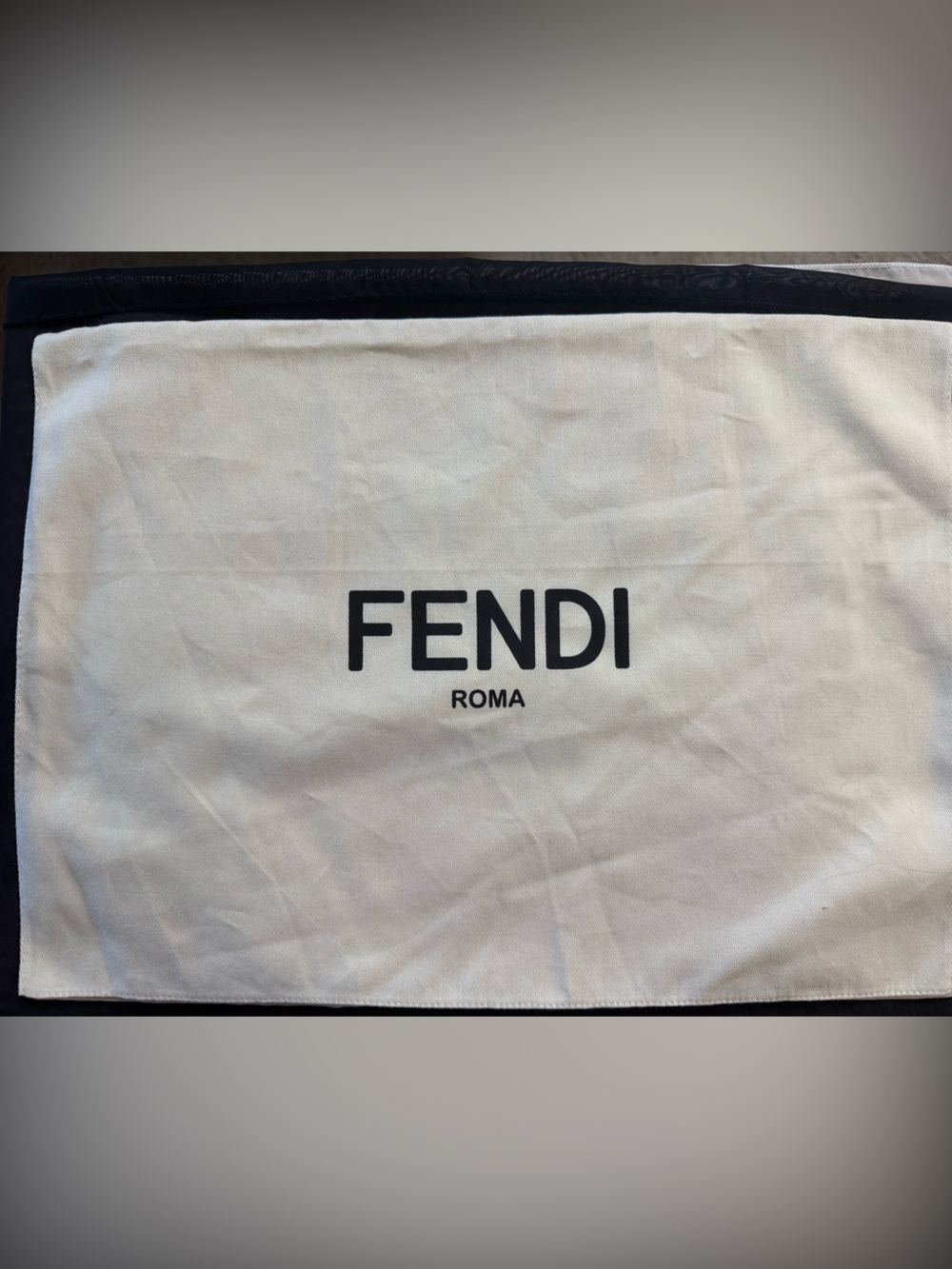 Fendi 💯% Authentic Dust Bag Large Flap Top FENDI ROMA 17.5x12.5 Handbag Size